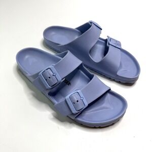 Birkenstock Dusty Blue Rubber Arizona Sandals Size 41/US‎ L10 Foam EVA Narrow